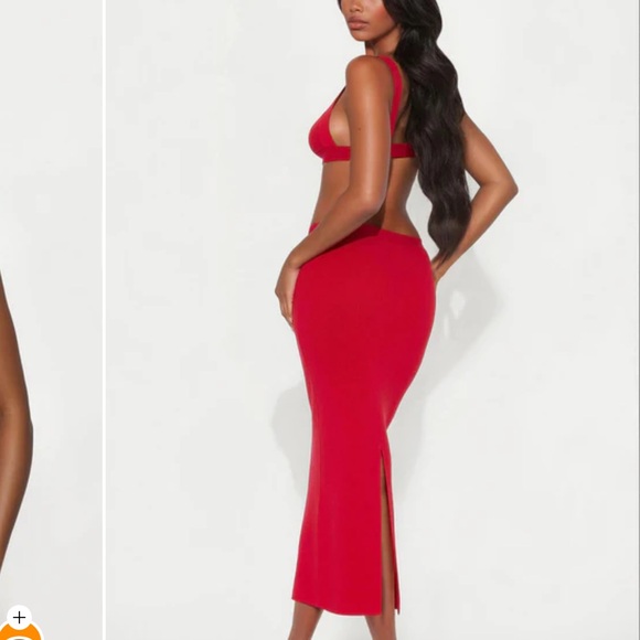 2 piece ivory skirt set | S - Picture 4 of 5